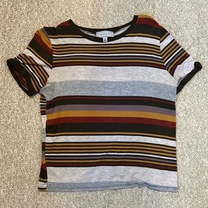 Gaze Striped Cropped T-Shirt